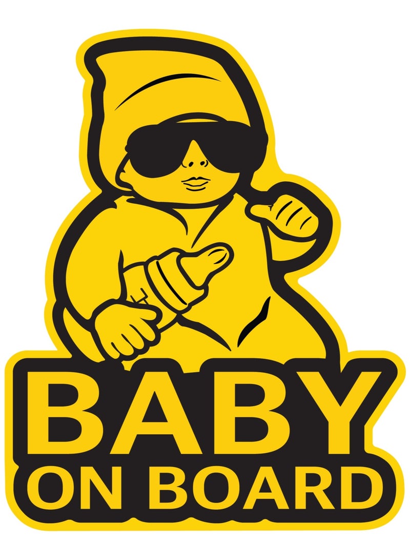 ملصق طفل على متن السيارة – تحذير سلامة للسيارات - Image 1